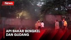 Bengkel dan Gudang Barang Bekas di Cipayung Terbakar, Picu Kepanikan