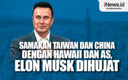 Infografis Samakan Taiwan dan China dengan Hawaii dan AS, Elon Musk Dihujat 