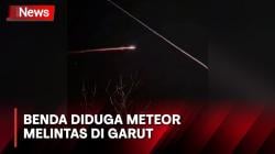 Benda Diduga Meteor Lintasi Langit Garut Tengah Malam, Warga Heboh<