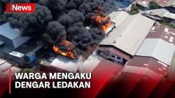 Kebakaran Hanguskan Pabrik Sendal di Kapuk Muara