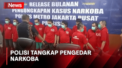 Sebanyak 87 Pengedar Narkoba Ditangkap, 106,8 Kg Ganja dan 4,2 Kg Sabu Diamankan