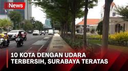Surabaya Dinobatkan sebagai Kota dengan Kualitas Udara Terbersih oleh Kementerian LHK