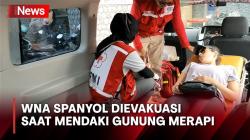 Nekat Mendaki Sendirian, WNA Spanyol Berhasil Dievakuasi dari Gunung Merapi