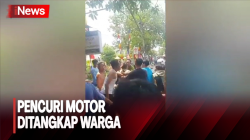 Tertangkap di Rawa Badak Selatan, Pencuri Motor jadi Bulan-bulanan Warga