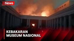 Museum Nasional di Jakarta Pusat Terbakar