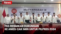 Berbeda dengan Demokrat, PKS Resmi Usung Anies-Cak Imin di Pilpres 2024