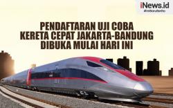 Infografis Pendaftaran Uji Coba Kereta Cepat Jakarta-Bandung Dibuka Mulai Hari Ini 