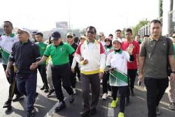 Tokoh Nasional Ikuti Jalan Sehat Peringati HUT ke-57 KAHMI