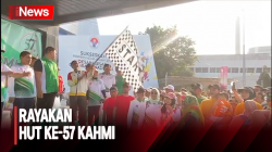 Mahfud MD hingga Menpora Dito Hadiri Jalan Sehat Nasional HUT ke-57 KAHMI