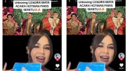 Heboh Melaney Ricardo Unboxing Suvenir Nikahan Anak Hotman Paris, Isinya Ini