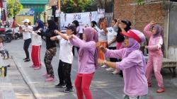 Partai Perindo Ajak Warga Kawasan Sunter Muara Senam Pagi dan Cek Kesehatan Gratis <