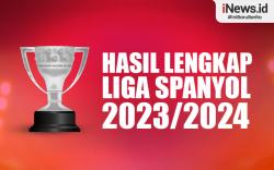 Infografis Hasil Lengkap Liga Spanyol 2023/2024