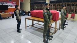 Jenazah Briptu Rudi Agung yang Gugur Ditembak KKB Dipulangkan ke Manado