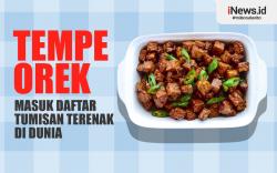Infografis Tempe Orek Masuk Daftar Tumisan Terenak di Dunia 2023