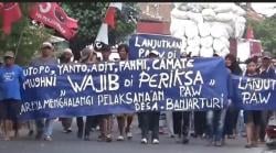 Ratusan Warga Banjarturi Tegal Demo Tuntut Pilkades PAW Tetap Dilakukan<