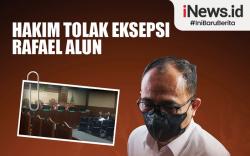 Infografis Hakim Tolak Eksepsi Rafael Alun