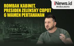 Infografis Rombak Kabinet, Presiden Zelensky Copot 6 Wamen Pertahanan