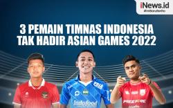 Infografis 3 Pemain Timnas Indonesia Tak Hadir di Asian Games 2022