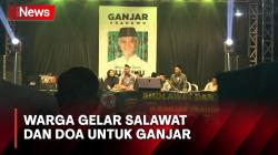 Salawat dan Doa Bersama Digelar Warga Magelang untuk Bacapres Ganjar Pranowo<