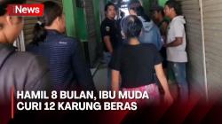 Wanita Hamil 8 Bulan Nekat Curi 12 Karung Beras di Pasar Pagi Pangkalpinang