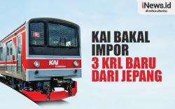 Infografis KAI Bakal Impor 3 KRL Baru dari Jepang