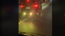 Viral Fortuner Gunakan Lampu Rem Silaukan Mata, Bikin Kesal Pengendara Lain