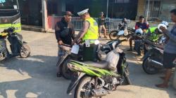 Operasi Zebra Menumbing 2023, Polres Bangka Barat Terbitkan 77 Surat Tilang<