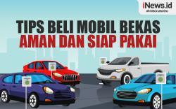 Infografis Tips Beli Mobil Bekas Aman dan Siap Pakai