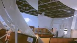 Viral Plafon Kantor Dinas Syariat Islam Pidie Jaya Roboh, Pegawai Kaget saat Masuk Ruangan