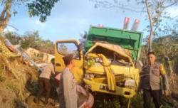 Kecelakaan Hari Ini di Maros, Truk Masuk Jurang gegara Sopir Ngantuk<