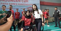 Wamenparekraf Angela Tanoesoedibjo Kagum saat Temui Atlet Difabel Tenis Meja: Luar Biasa