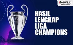 Infografis Hasil Lengkap Liga Champions