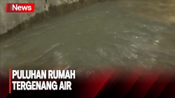 Pipa PAM Bocor di Petamburan, Puluhan Rumah Tergenang Air 