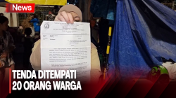Tuntut Tempati Rusun Kampung Bayam, Korban Gusuran JIS Masih Bertahan di Tenda 
