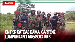 1 Anggota KKB Dilumpuhkan Sniper Satgas Damai Cartenz saat Tembak Pesawat di Pegunungan Bintang