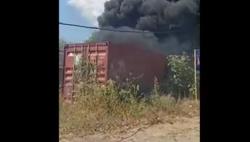 Kebakaran di Sikka, Gudang Oli Bekas Dekat Permukiman Ludes Dilalap Api <