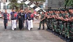 Juara Bela Diri Piala Pangdam IV, Petarung Banteng Raiders Disambut Seluruh Prajurit