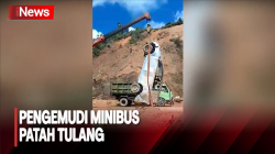 Minibus Terbalik di Dasar Jurang, Terseret Longsor di Madina