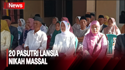 Nikah Massal di Pandeglang, Pasutri Lansia Usia 70 Tahun Ikut Nikah