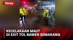 Truk Tronton Tabrak Belasan Kendaraan di Exit Tol Bawen, 3 Tewas dan 9 Luka-Luka