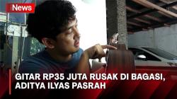 Gitar Rp35 Juta Milik Soegi Bornean Retak di Bagasi Batik Air, Aditya Ilyas Pasrah
