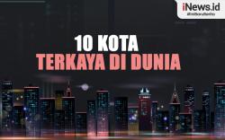Infografis Daftar 10 Kota Terkaya di Dunia
