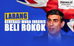 Infografis PM Rishi Sunak Akan Melarang Generasi Muda Inggris Beli Rokok