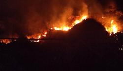 Kebakaran di Gunung Jayanti Sukabumi, Lereng Curam Sulitkan Pemadaman