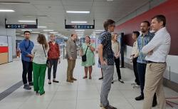 Sejumlah Dubes Eropa Jajal MRT Jakarta, Ada Apa?