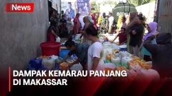Akibat Kemarau Panjang, Ratusan Warga Makassar Berburu Air Bersih