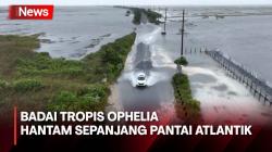 Gelombang Badai dan Banjir Hantam Pantai Atlantik Akibat Badai Ophelia
