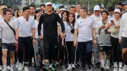 Olahraga Bareng Hary Tanoesoedibjo, Ganjar Pranowo Berikan Pesan Khusus untuk Pemuda<