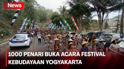 Ribuan Penari Kolosal Buka Festival Kebudayaan Yogyakarta, Pukau Warga di Waduk Sermo 