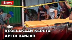 Kecelakaan Kereta Api di Banjar, 2 Siswi SMP Tertabrak <